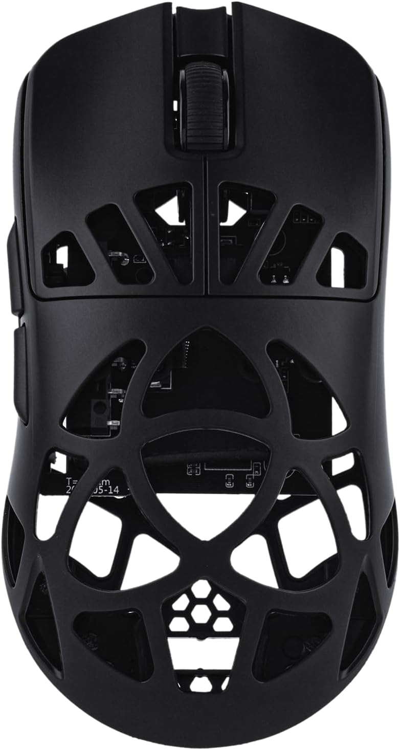 EPOMAKER Carbon X Wireless Gaming Mouse, 400 to 30,000 DPI Adjustable, PAW3950 Sensor, 50g Lightweight, Carbon Fiber Shell, 2.4G/BT/USB-C Rechargeable Wireless Mouse for PC/Mac/Linux (Matte Black) - Image 1